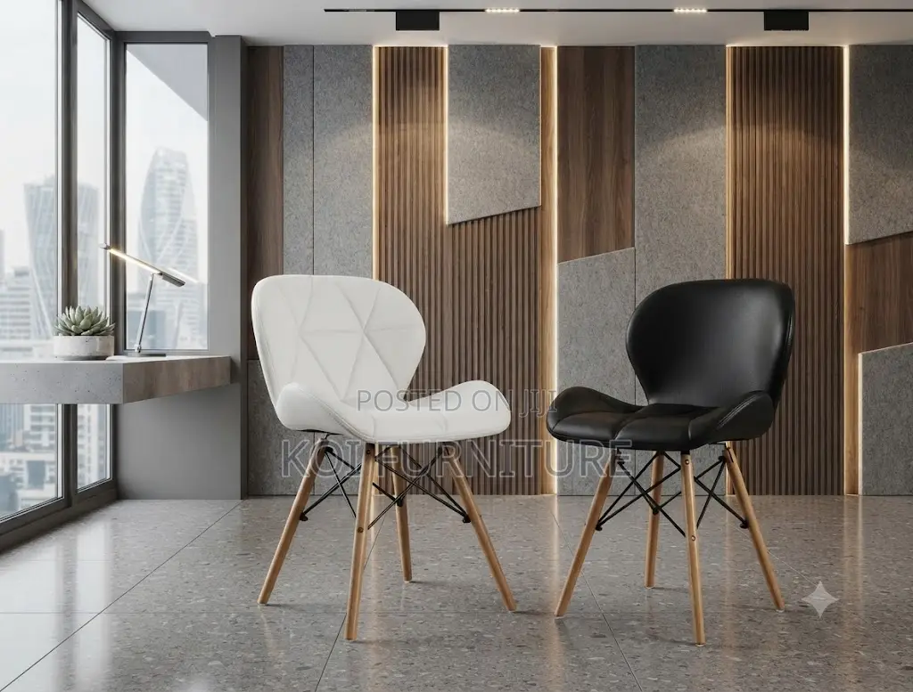 Dining Chairs; Leather Home Classic Eames Urban Chairs
