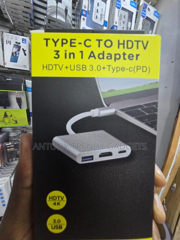 Type-C to HDMI Adapter With USB 3.0 PD Fast Charge