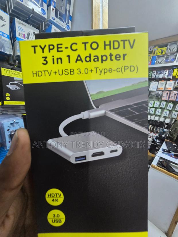 Type-C to HDMI Adapter With USB 3.0 PD Fast Charge - thumbnail 2
