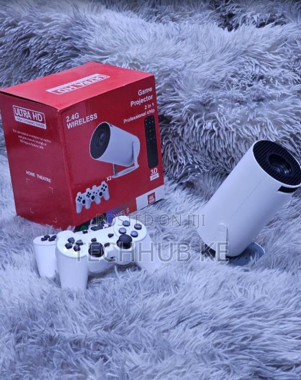 Hy300 Smart Android Projector With Gaming Console + Wifi and Bluetooth - thumbnail 2