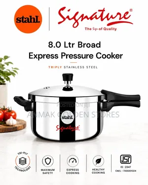Stahl(Signature)
Express Pressure Cooker
8.0 LTR Broad