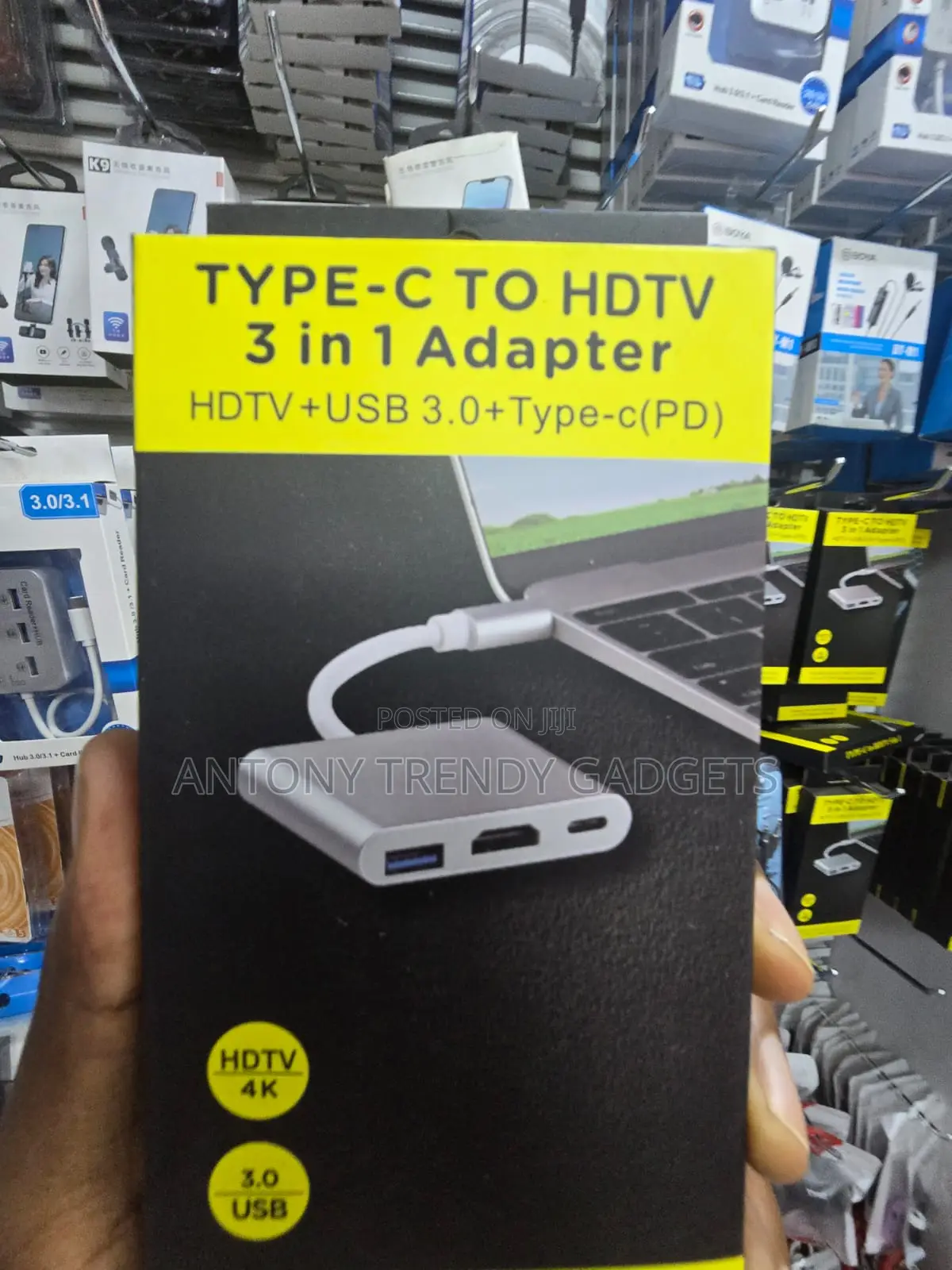 USB Type-C to HDMI Adapter With PD Charging USB Port