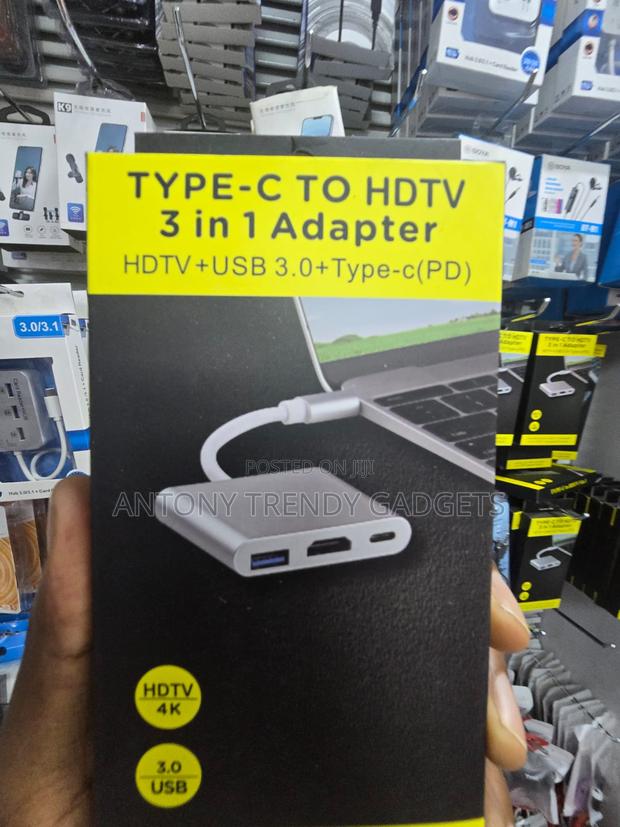 USB Type-C to HDMI Adapter With PD Charging USB Port