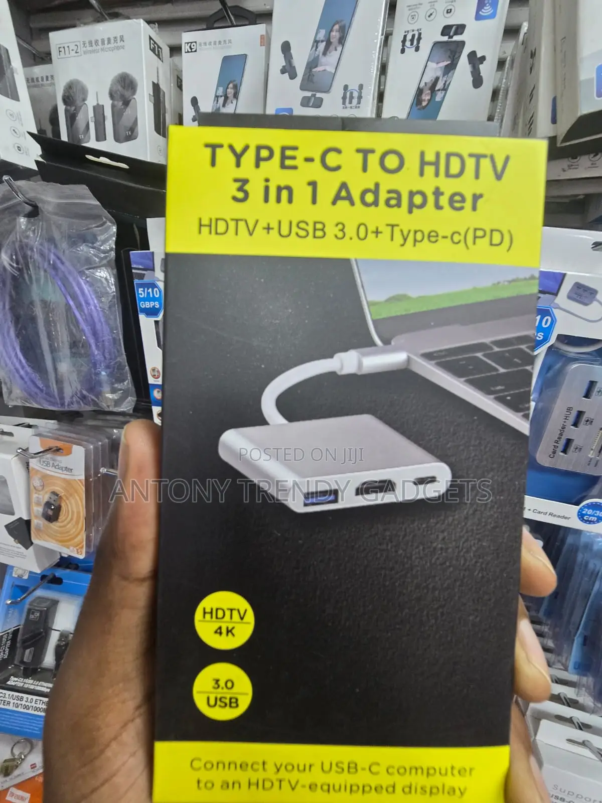 USB Type-C to HDMI Adapter With PD Charging USB Port