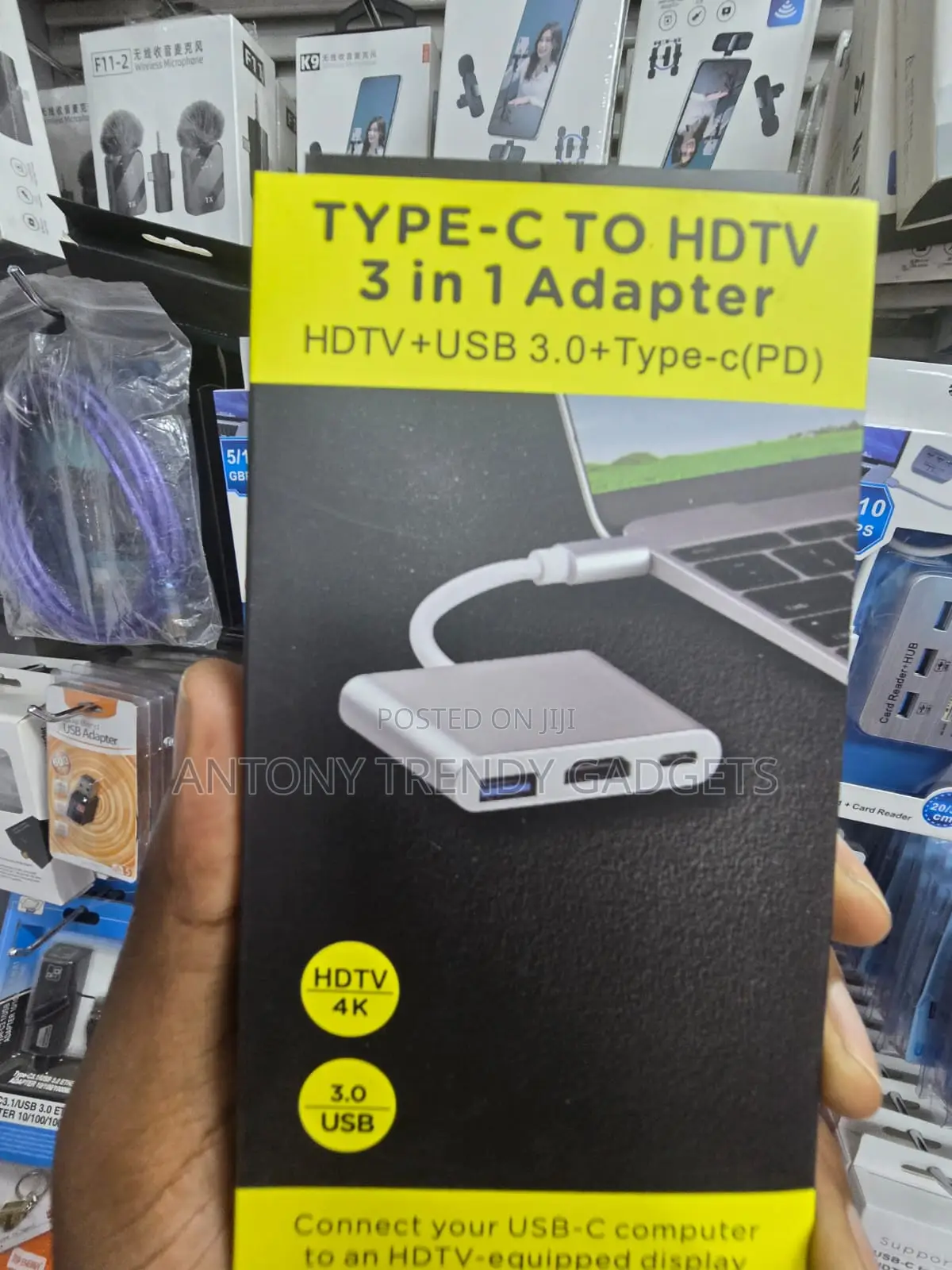 USB Type-C to HDMI Adapter With PD Charging USB Port