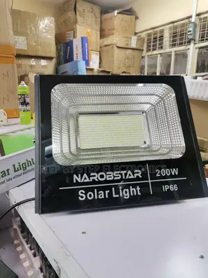 Built-in Photoelectric Sensor 200w Led Solar Floodlight