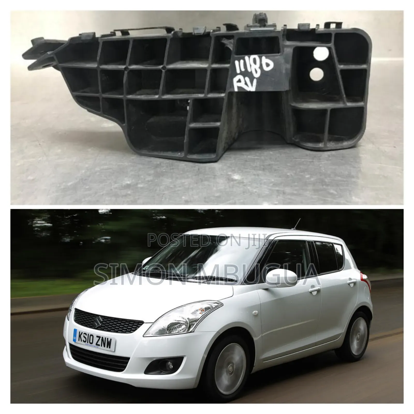 Suzuki Swift 2010 Front Bumper Slide