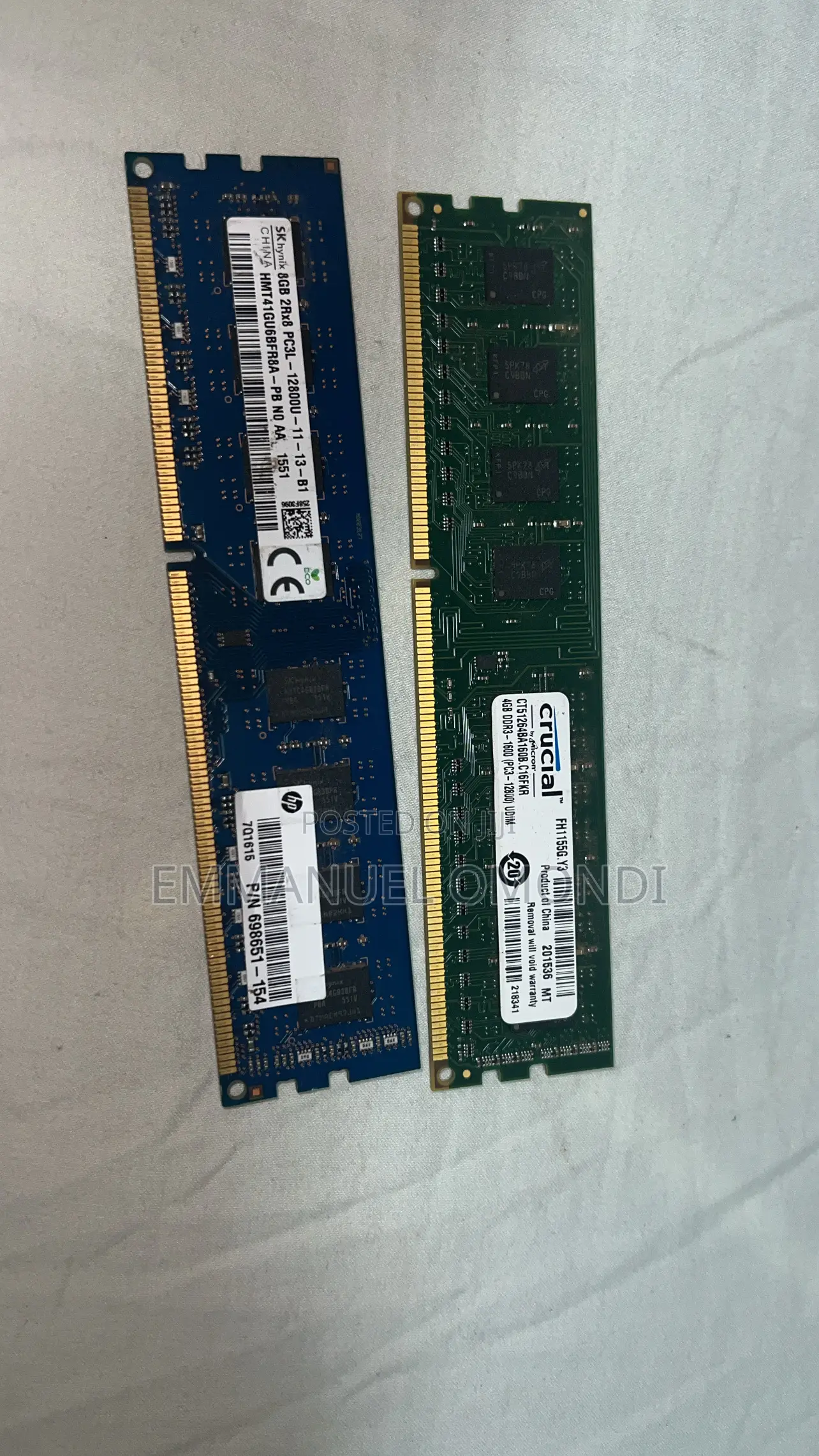 12 GB Desktop Ram DDR3