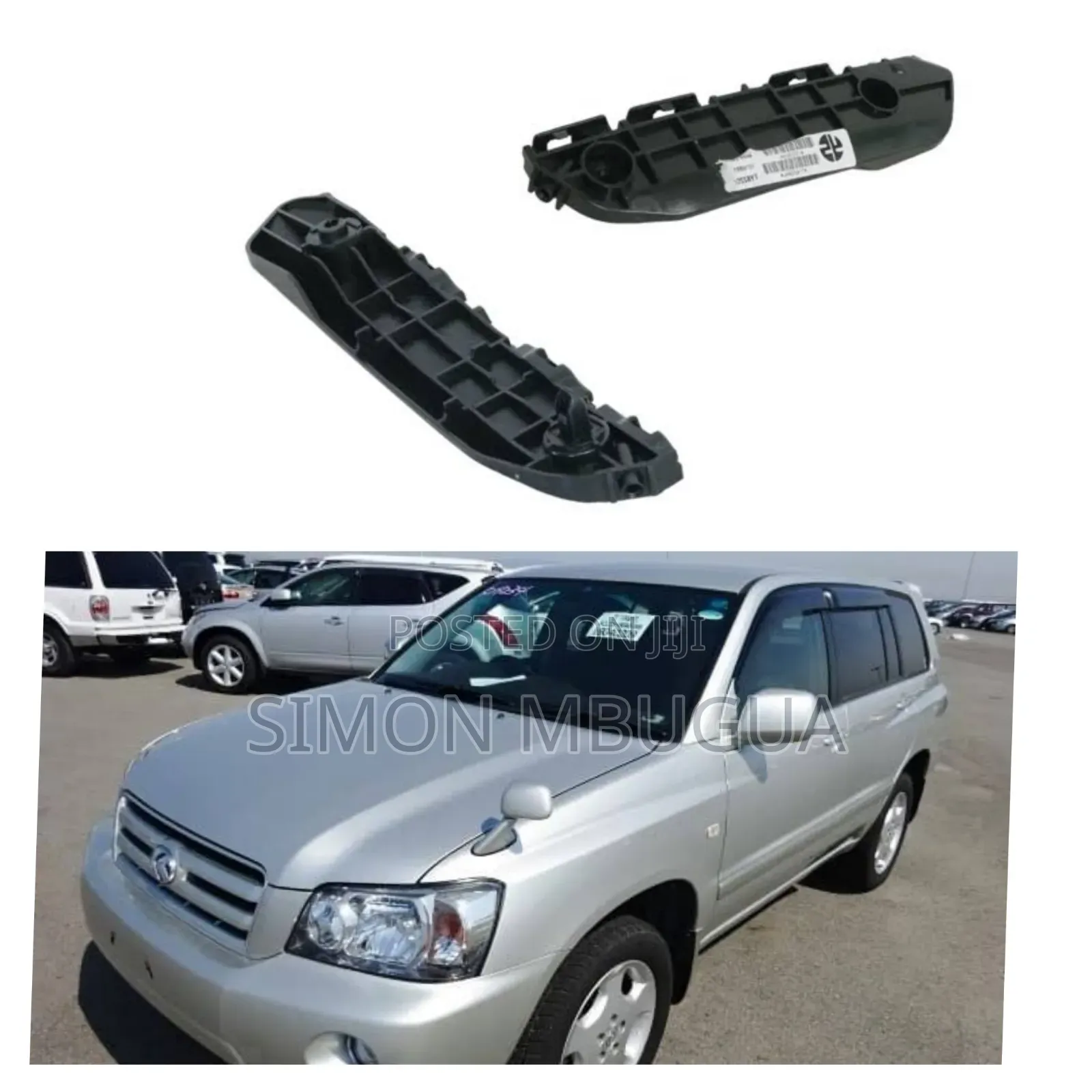 Toyota Kluger 2007-2010 Front Bumper Slides