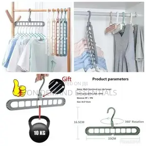 Multi Port Hanger Rack Support for Clothes