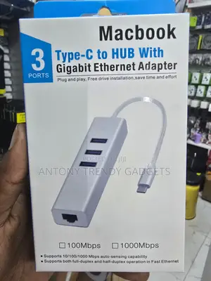 USB-C Multiport Hub With RJ45 LAN USB Expansion