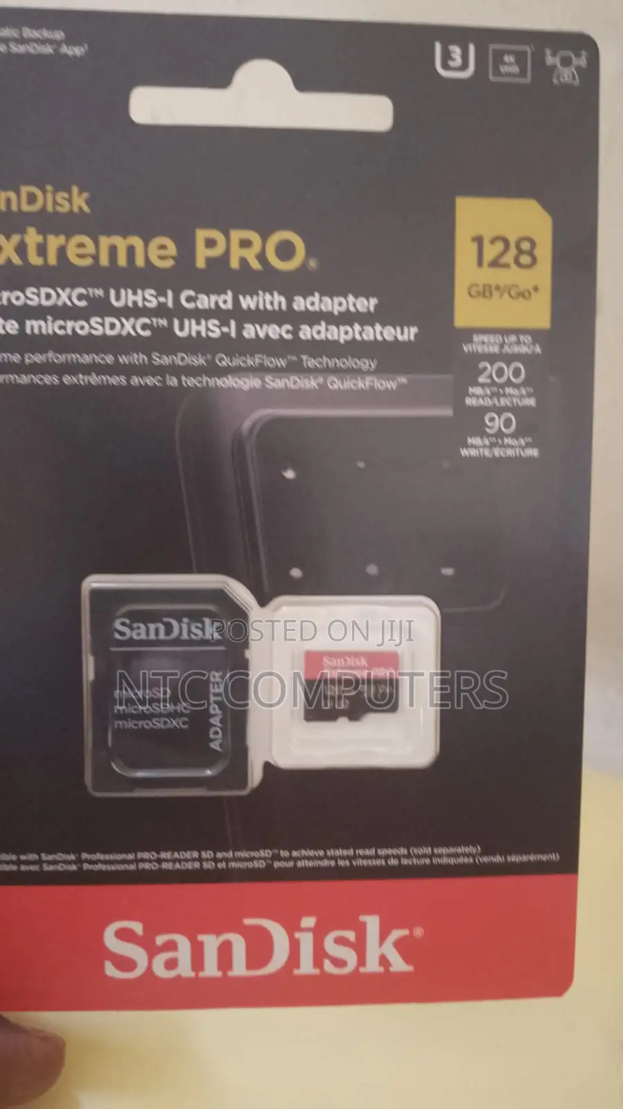 SanDisk Extreme PRO 128GB microSDXC Memory Card 200mb/S V30