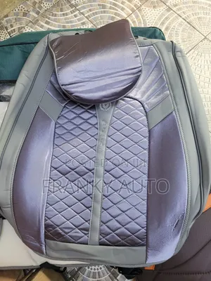 Pure Leather Seatcover Grey Purple 7seater