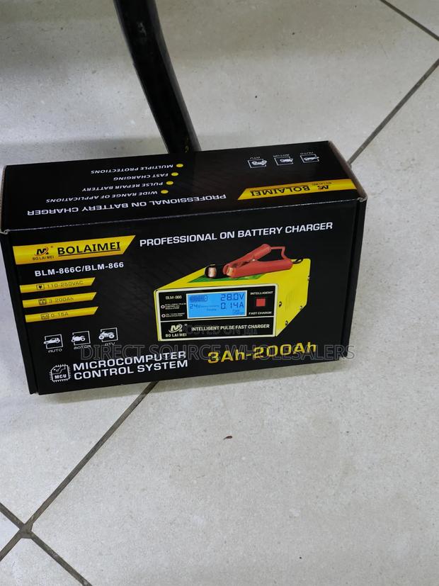 Bolaimei 12v/24v Smart Car Battery Charger With Pulse Repair