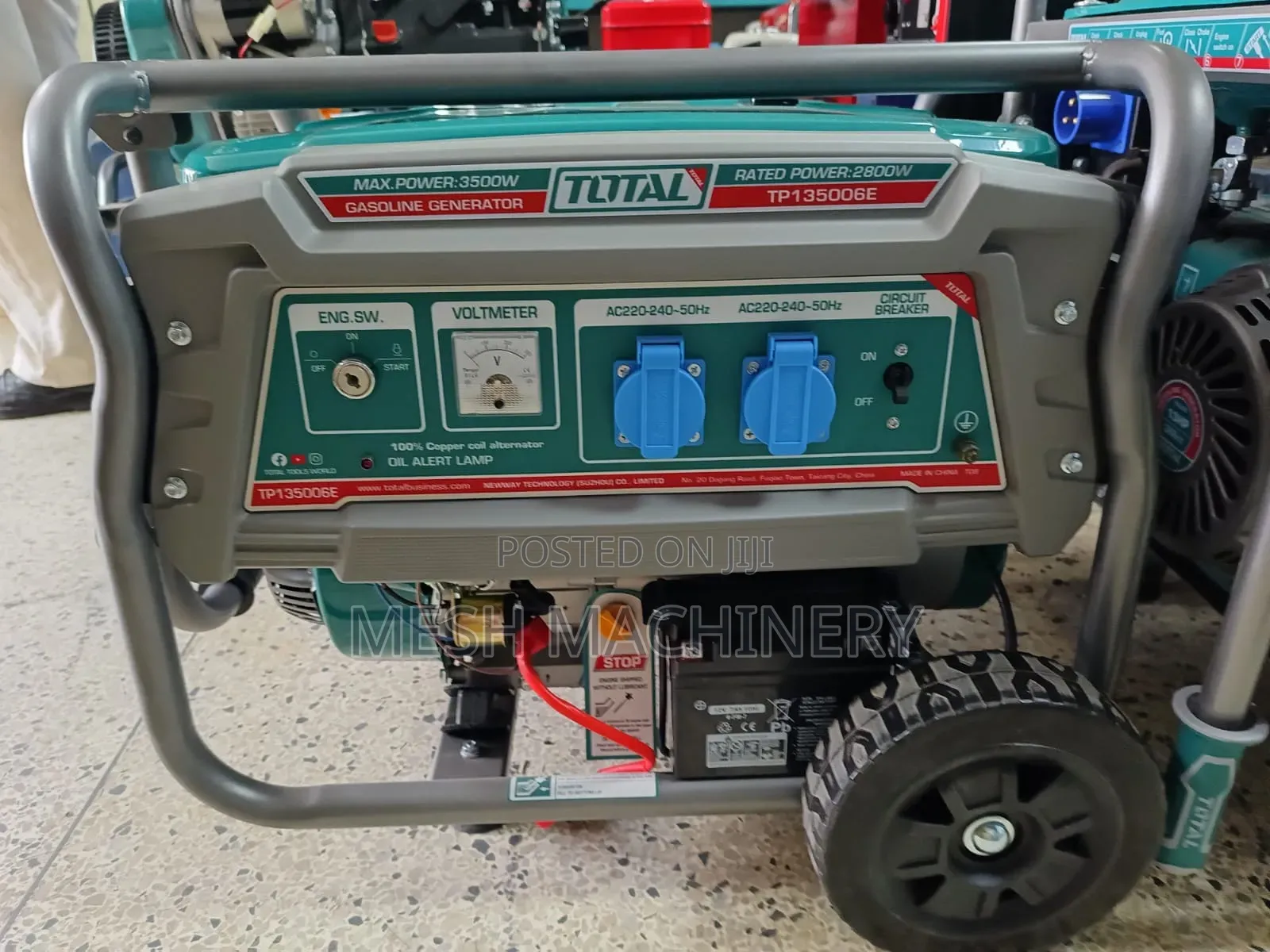 TOTAL TP13500E Gasoline Generator