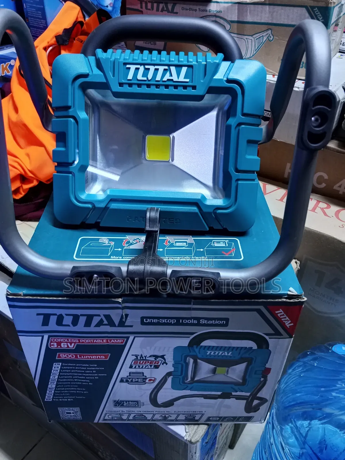 600 Lumens Total Cordless Work Lamp