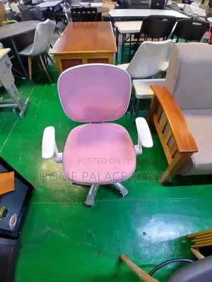 Study Chair: Pink Mesh Study Office Chair for Kids