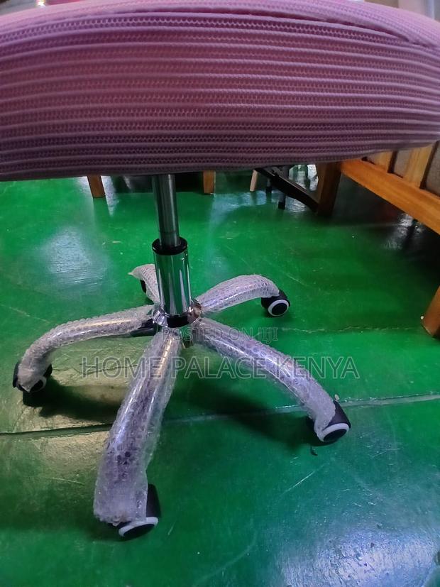 Study Chair: Pink Mesh Study Office Chair for Kids - thumbnail 5