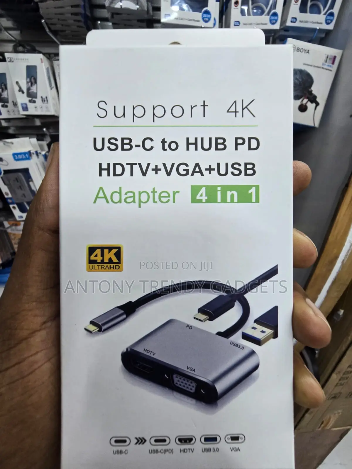 USB-C Hub HDMI VGA USB 3.0 for Laptop Tablet
