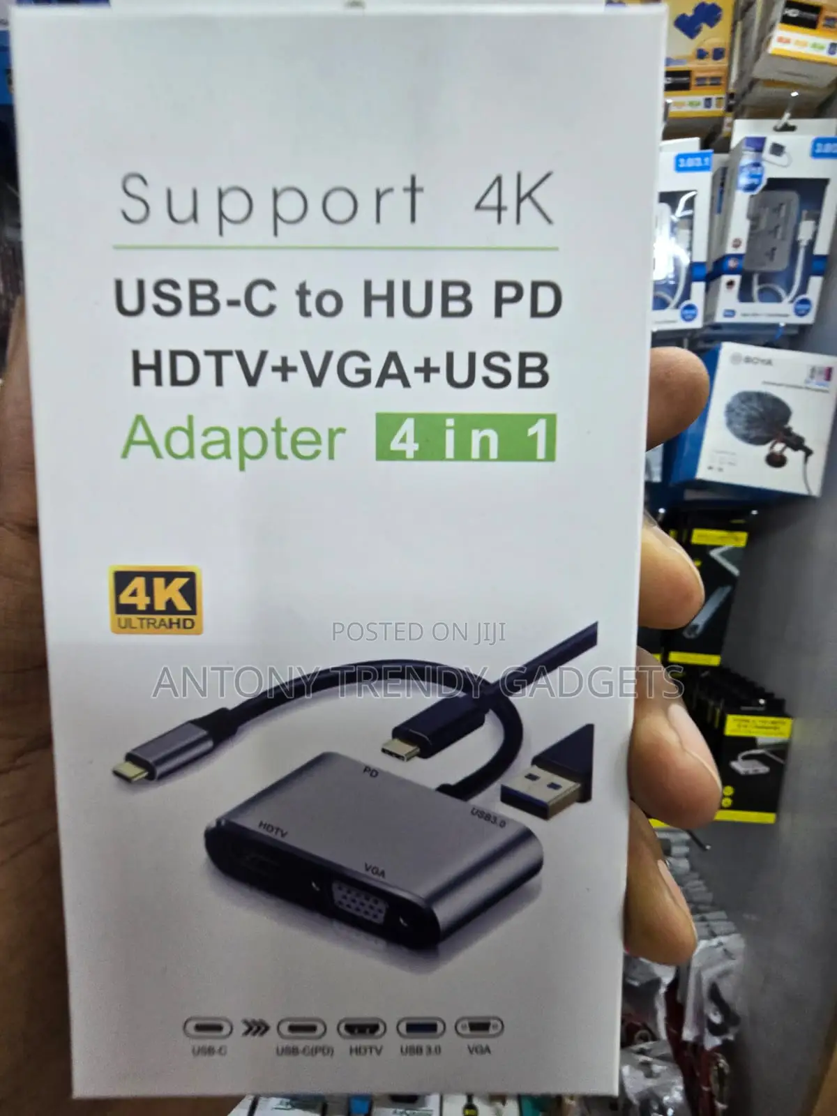 USB-C Hub HDMI VGA USB 3.0 for Laptop Tablet
