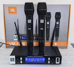 JBL Digital Wireless Microphone 200 Meters Frequency Range Dual