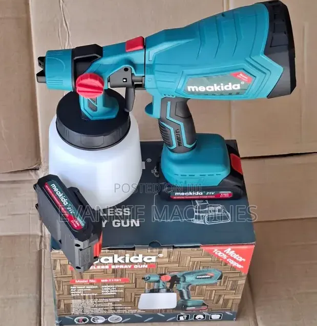 Meakida Cordless Spray Gun 21v/Rechargeable Spray Gun