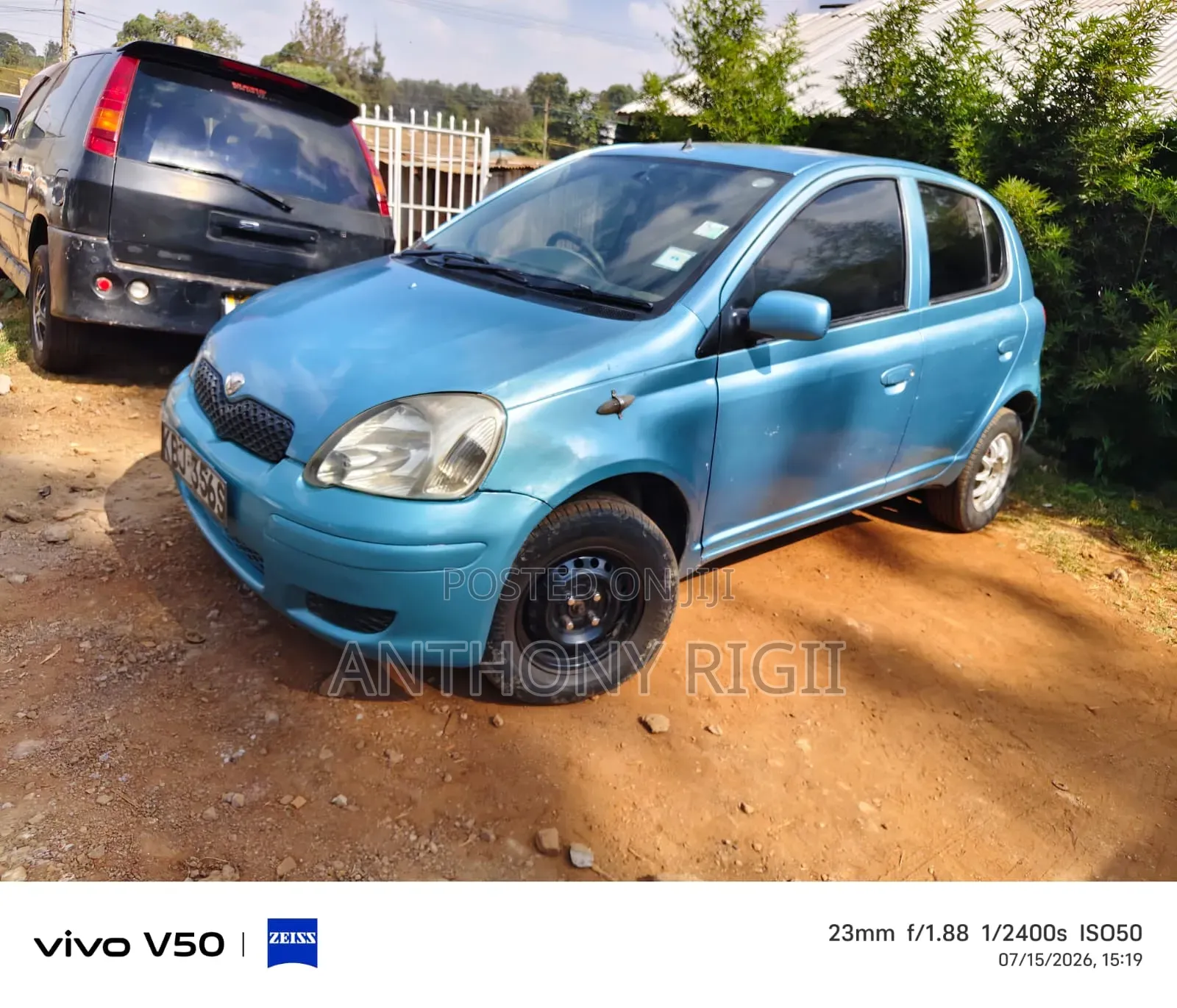 Toyota Vitz 1.0 FWD 5dr 2003 Blue