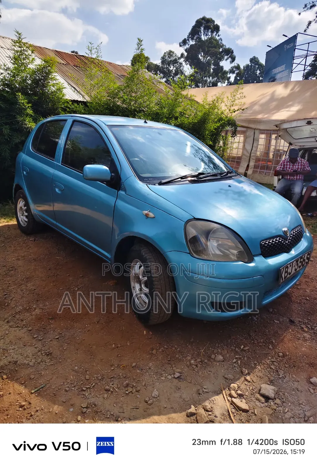 Toyota Vitz 1.0 FWD 5dr 2003 Blue