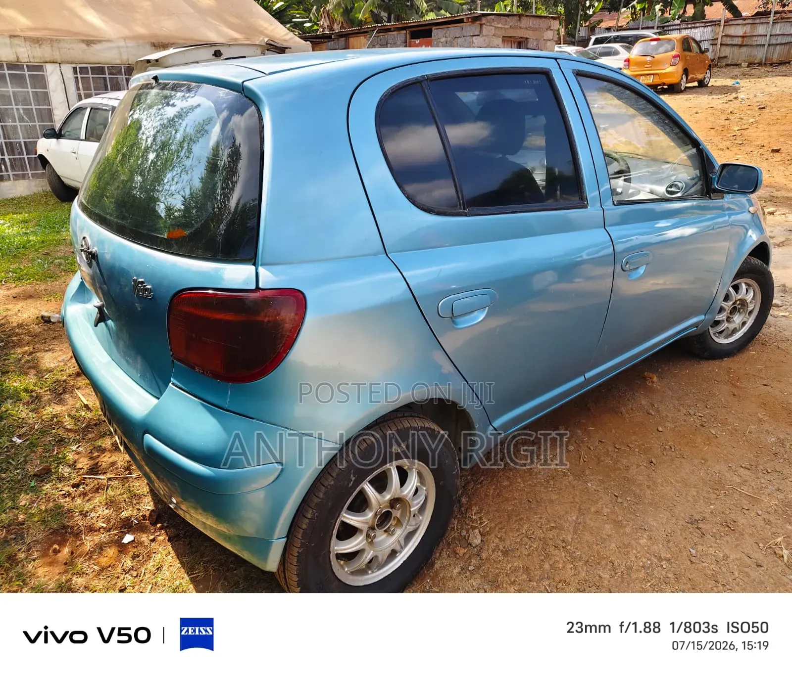 Toyota Vitz 1.0 FWD 5dr 2003 Blue