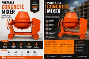 Portable Concrete Mixer
