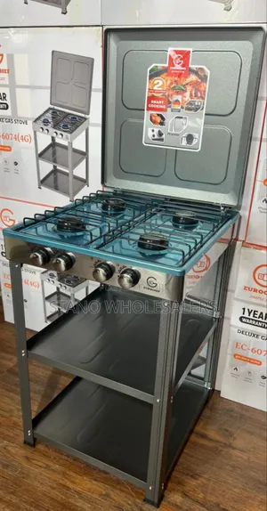 Eurochef 4 Burner With Shelves