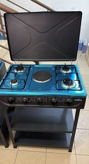 Olelon 4+1 Gas Cooker With Shelves