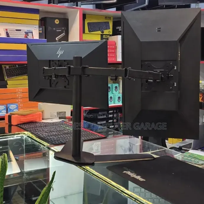Egonomical Dualmonitor Stand