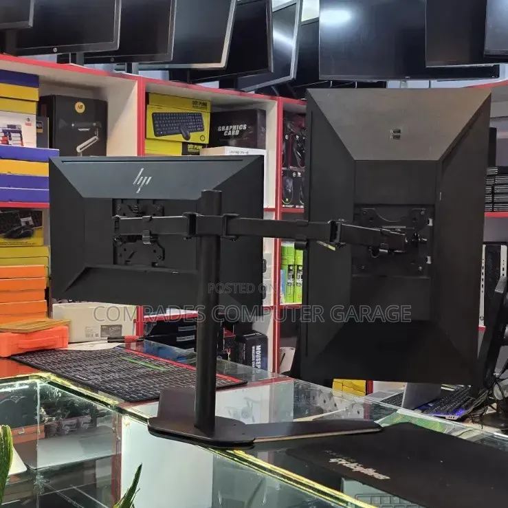Egonomical Dualmonitor Stand