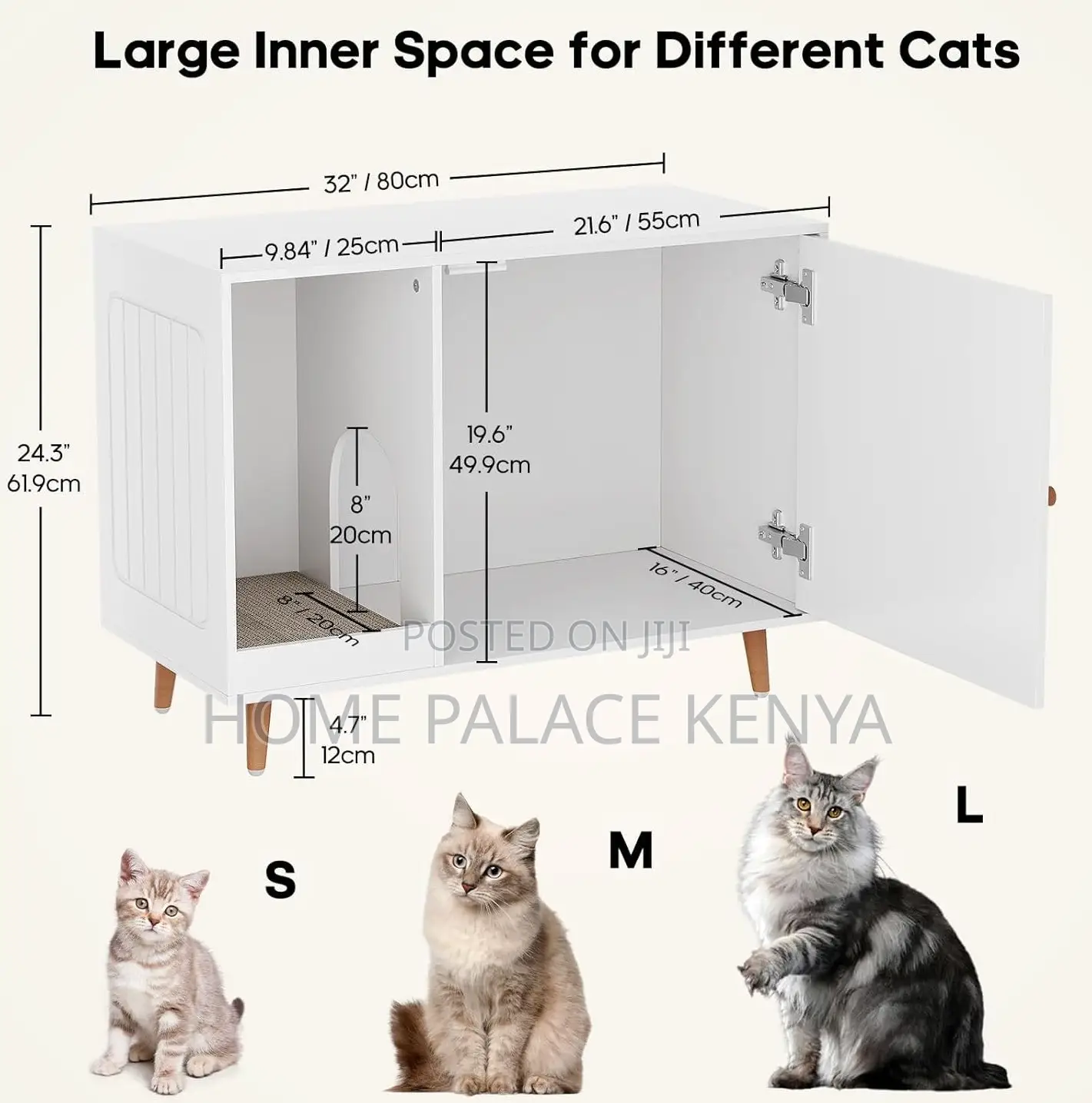 Cat House: Wooden Cat Litter Box Closure