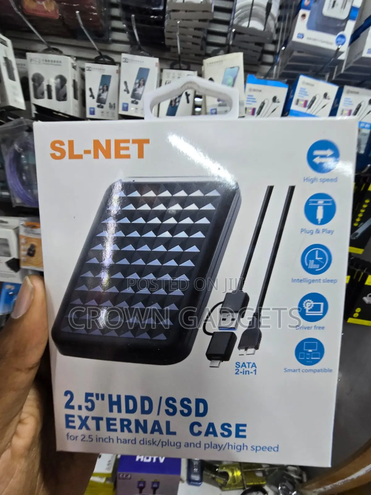 SL-NET 2.5 HDD SSD Enclosure SATA USB Hard Drive Case