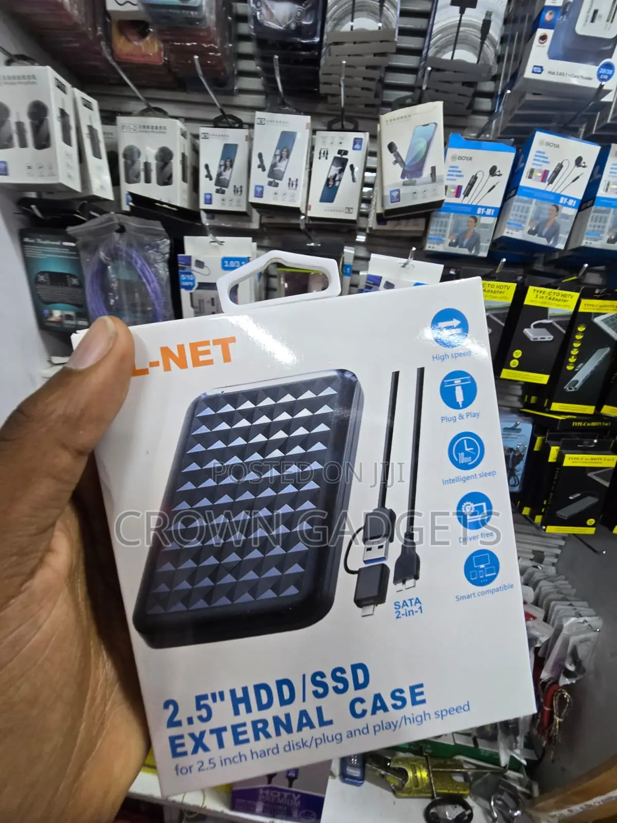 SL-NET 2.5 HDD SSD Enclosure SATA USB Hard Drive Case