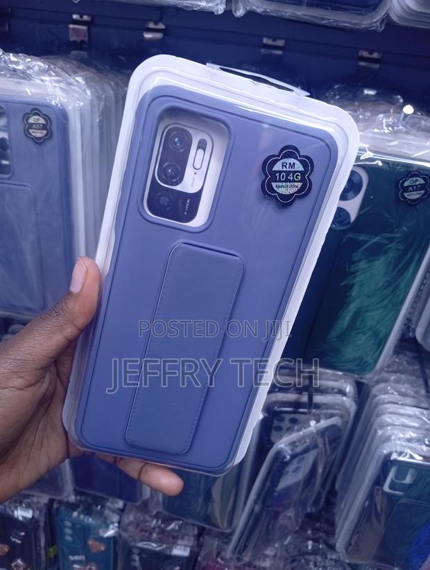 Redmi Note 10 4G Simple Blue Protective TPU Silicone Phone Case - thumbnail 2