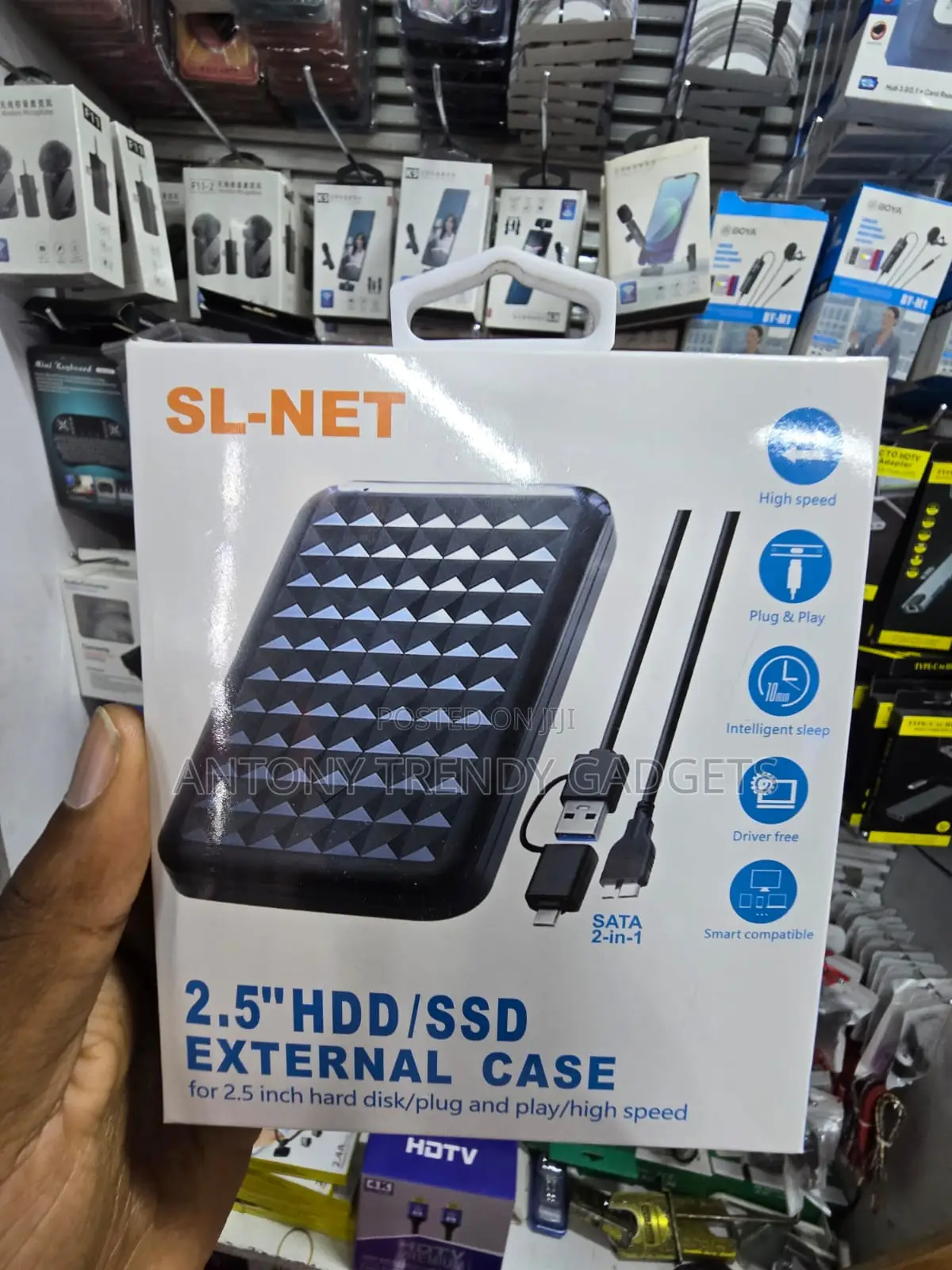 USB External Case for 2.5 Inch HDD SSD SL-NET SL001