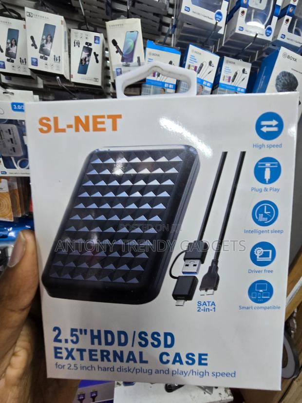 Sl-Net 2.5 Inch Sata HDD SSD USB External Enclosure Sl001 - thumbnail 2