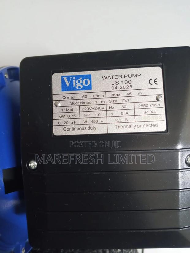 Booster Pump 0.75Kw,1Hp Stainless Steel - thumbnail 3