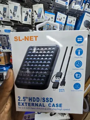 2.5 Inch HDD SSD External Case USB Plug Play SL-NET