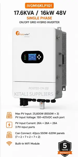 Felicity Solar 17.6kVA 16kW 48V Single Phase on/Off Grid Hybrid