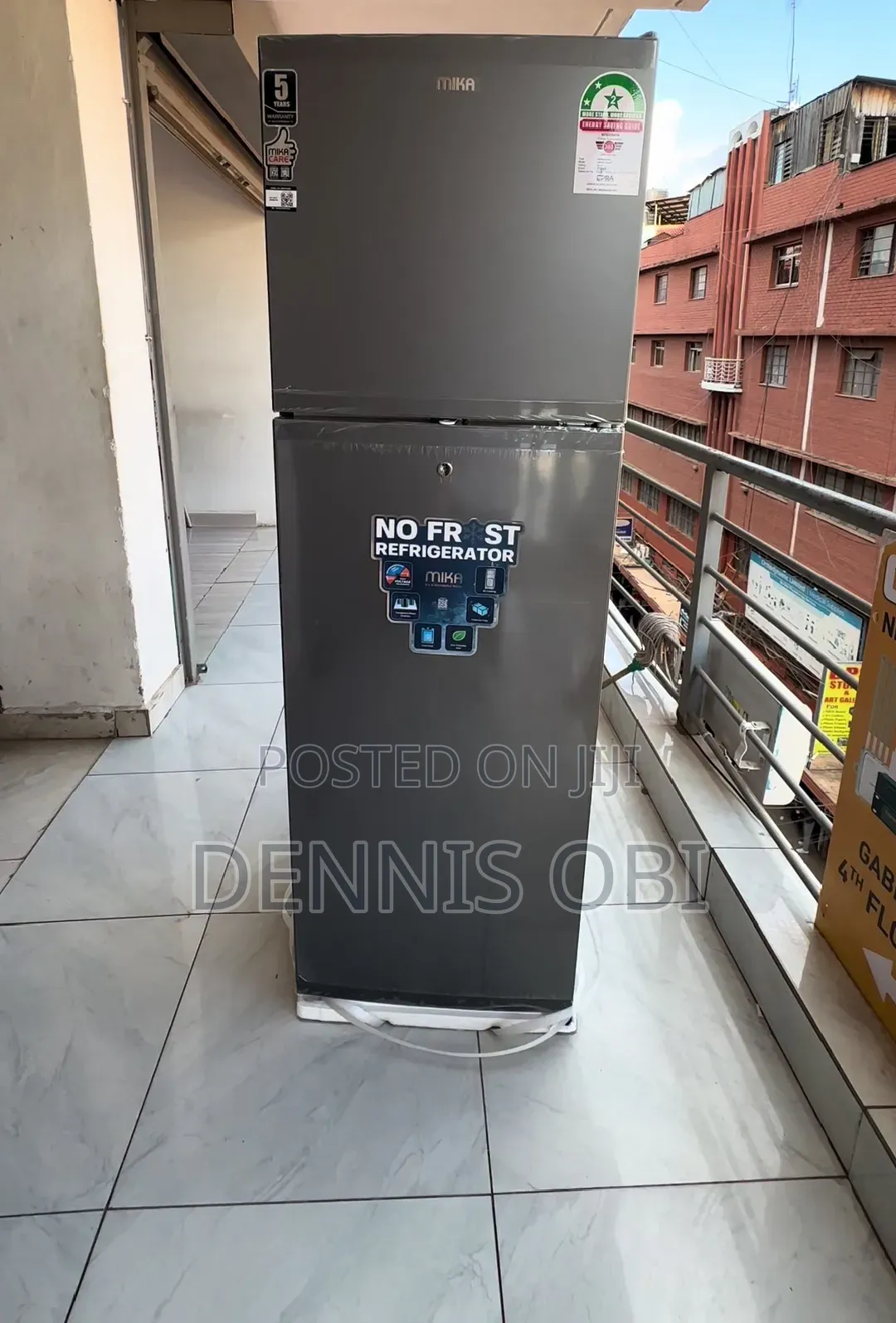 MIKA MRNF255LSD 255L Non-Frost Double Door