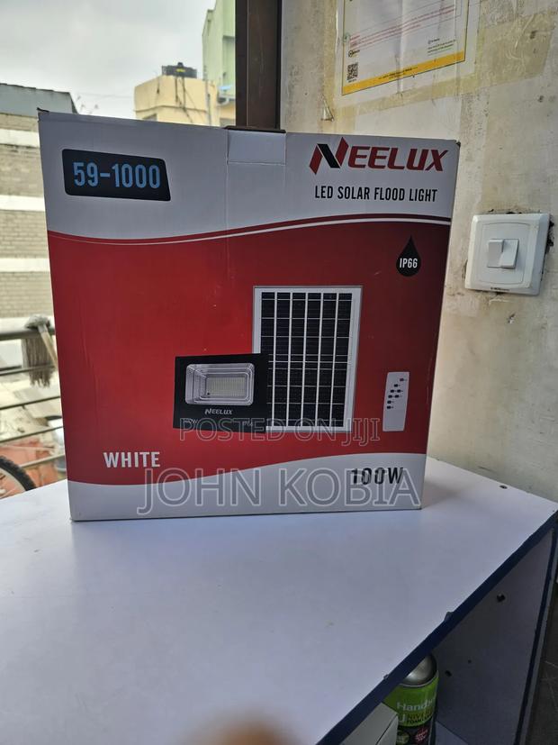 100w/ Watts Solar Powered Flood Light - main view