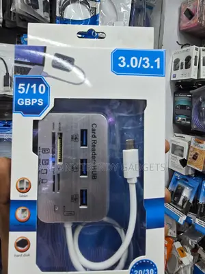 USB 3.0 Hub With SD TF MS Card Reader 3 Port High Speed