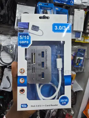 USB 3.0 Hub With SD TF MS Card Reader 3 Port High Speed