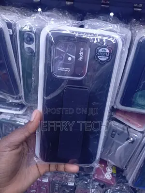 Redmi 10c/11a Silicone Kickstand Protective Phone Case