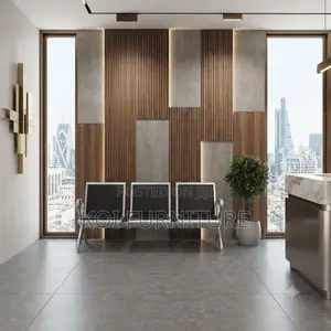 Office Bench; Three Seaters Leather Modern Way Reception Urban Bench