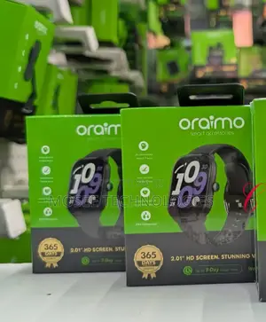 Oraimo 2.01" HD Smart Watch – Bluetooth Calling & Health Monitor